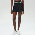 High Waist Gewinde Sport Fitness Kurzer Rock Damen Anti-Exposition Outdoor Schnelltrocknend Laufen Badminton Tennis Rock