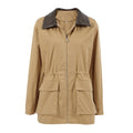 Damen Trenchcoat aus Patchwork-Leder, locker geschnitten, Herbst/Winter