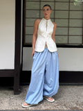 Cotton Bloomers Autumn Street Trend Casual Lazy Wide Leg Trousers Loose Bloomers Women
