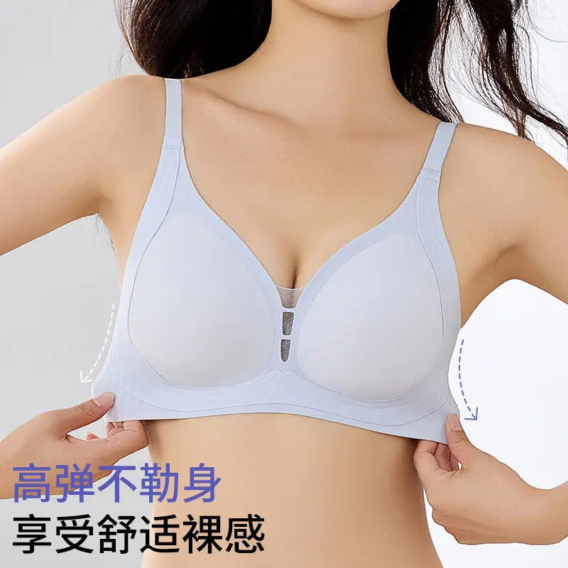 Original Spring and Summer Traceless Comfortable Breathable Full Fixed Cup Push-up Collapsed Paramilia Anti-sagging Soft Support Underwear for Women SHOPEZRA L.L.C.