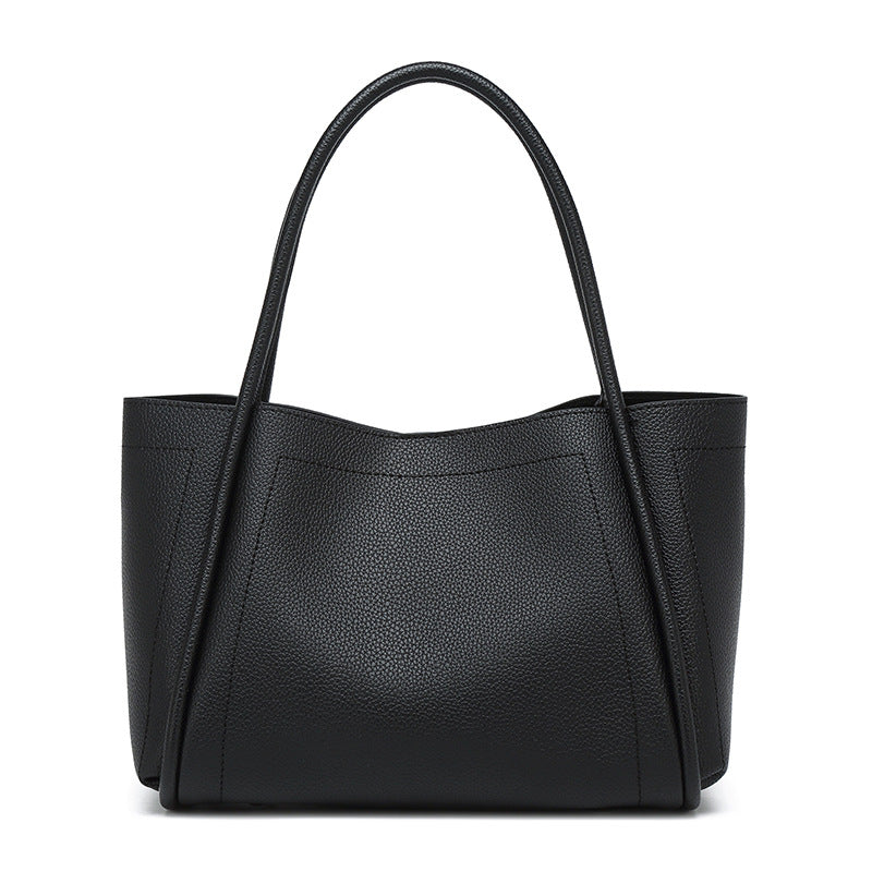 Handtaschen Damen Nische Weiches Leder Gemüsekorb Tasche Große Kapazität Hochwertige Handtasche