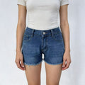 Tassel Casual Blue Trendy Denim Shorts Women Jeans