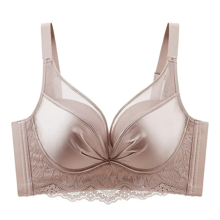 Seamless Satin Mesh Underwear Women&