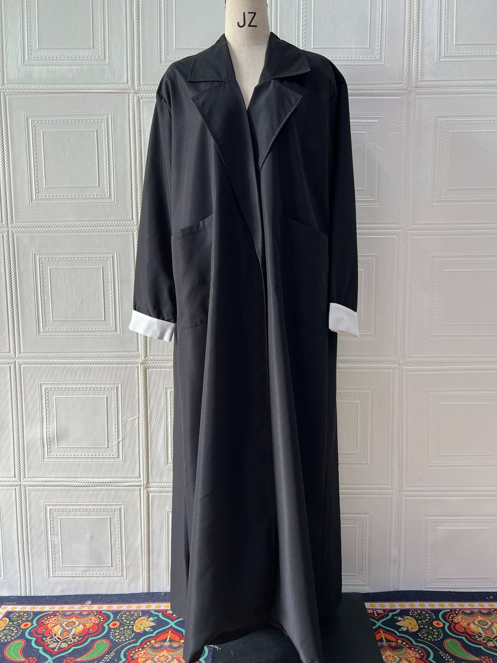 Herbst Herbst Winter Sinn Kleiner mittellanger Hepburn Wollmantel