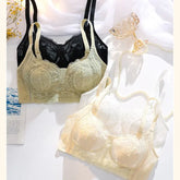Breathable Wire-Free Intimates for Women with Large Breasts, Sexy Lace Side-Cinching Bra to Prevent Sagging, Breathable and Comfortable SHOPEZRA L.L.C.