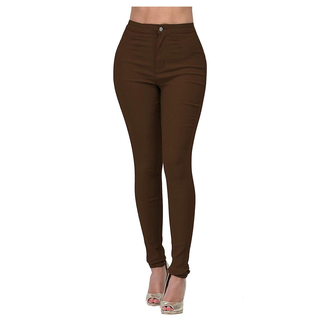 Damen Slim Fit Stretch-Jeanshose in mehreren Farben