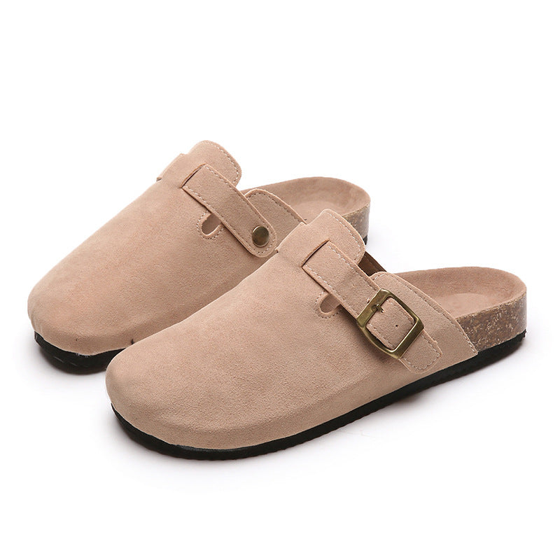 Geschlossene Hausschuhe Damen Paar Flip-Flops Römersandalen Lässige Pantoletten Slipper im Trend