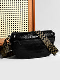 Women Bag Burst Crack Dumpling Bag Stylish Good Texture Soft Leather Bag Women Office Messenger Bag