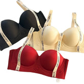 Cross-Border Popular Style No-Wire, Traceless Underwear for Women, Lifting and Supporting Breasts, Small Breasts, Push-Up and Enlargement, Adjustable Letter Bra SHOPEZRA L.L.C.