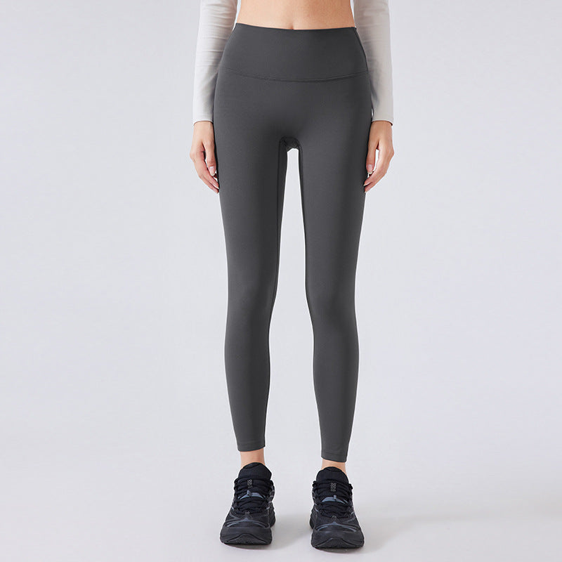 No Embarrassment Line Nude Feel Pilates Yoga Pants Damen Skinny Slimming High Waist Hip Lift Trainingshosen
