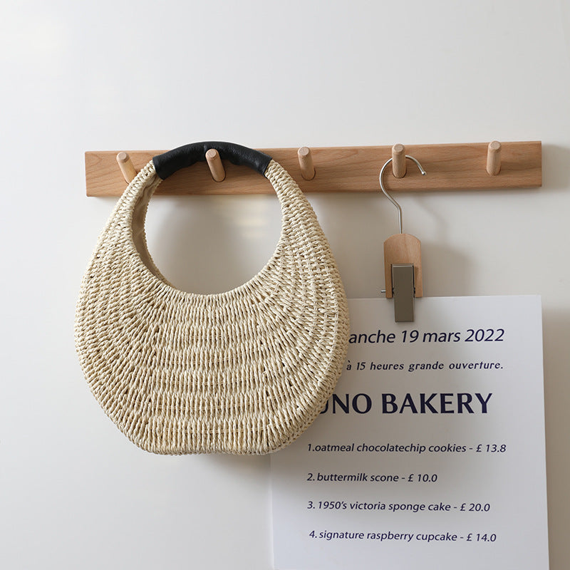 Thailand Strohtasche Nische Tragbare Französische Gewebte Tasche Damen Strandurlaub Strandtasche Kleine Clutch