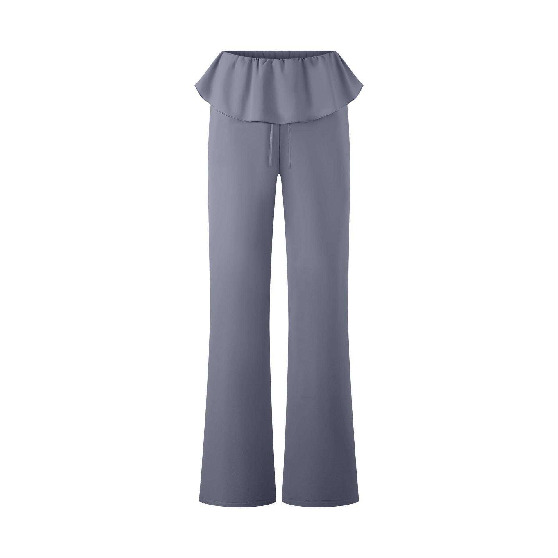 High Waist Kordelzug Fitness Spitze Schnelltrocknende Yogahose Loose Casual Hose Laufhose Sporthose Yogahose Damen