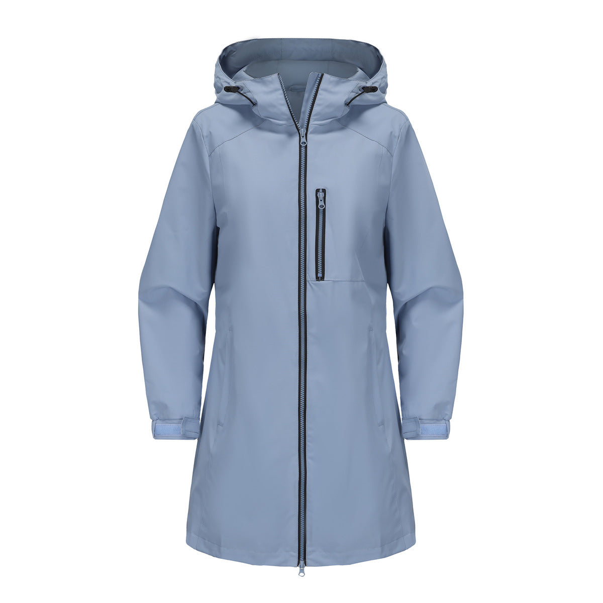 Outdoor Sport Wasserdicht Windbreaker Damen Kapuzenpullover Langarm Frühling Herbst Mantel Locker Lässig Winddicht Damenbekleidung