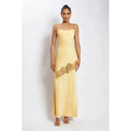 Kleid Sommer Sling Rückenfrei Gauze Naht Elegantes Kleid (3 Farben)