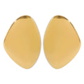 High Profile Retro Elegant Metal Geometry Stud Earrings Simple Personality Metal Alloy Earrings Women