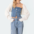 Sexy schmale Jeans-Westen für Damen liefern
