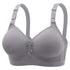 New Large Size No Rims Sweat-Absorbent Breathable Beautiful Back No Rims Push-Up Bra Top-Up Adjustable Underwear for Women SHOPEZRA L.L.C.