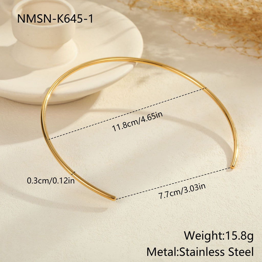 Black Rope Titanium Steel Necklace Irregular Asymmetric Pendants Minimalist Collar High Sense Niche Necklace