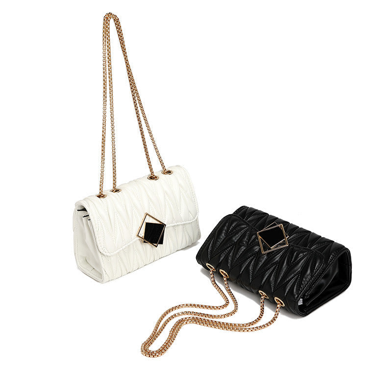 Kleine Tasche Damen Street Trend Kette Kleine Tasche Schulter Umhängetasche Sommer Shopping Tragbar Schulter Kosmetiktasche Lieferung