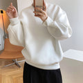 Modisches Memory-Baumwoll-Sweatshirt für Damen, Frühling, Herbst, dünnes Design, lockeres Oberteil aus Air-Layer-Stoff