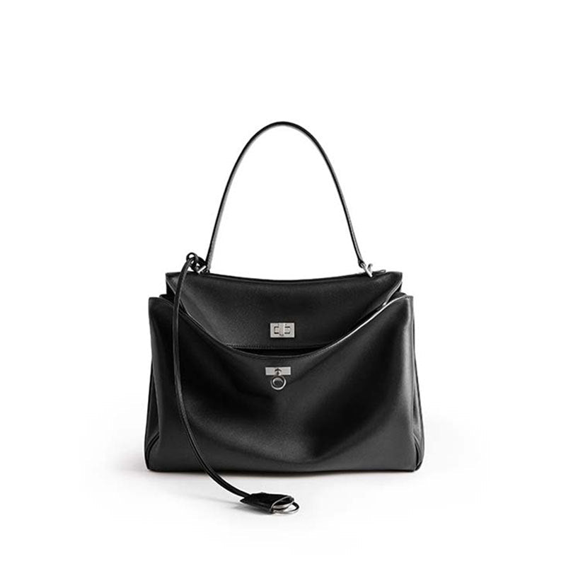 Echte Ledertasche für Damen, Rodeo Bag, Große Kapazität, Office Tote, tragbare Umhängetasche für Damen
