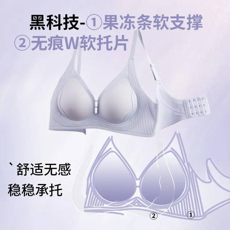 Original Spring and Summer Traceless Comfortable Breathable Full Fixed Cup Push-up Collapsed Paramilia Anti-sagging Soft Support Underwear for Women SHOPEZRA L.L.C.