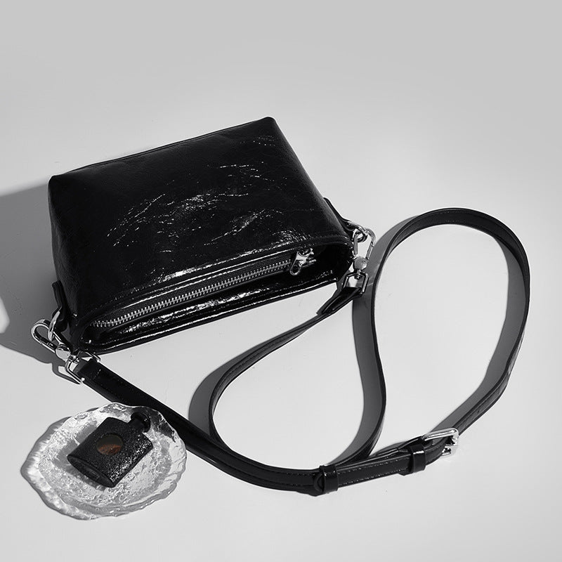 Ledertasche Einfache Umhängetasche Umhängetasche Für Besondere Interessen Schultertasche Große Kapazität Eimertasche Damen