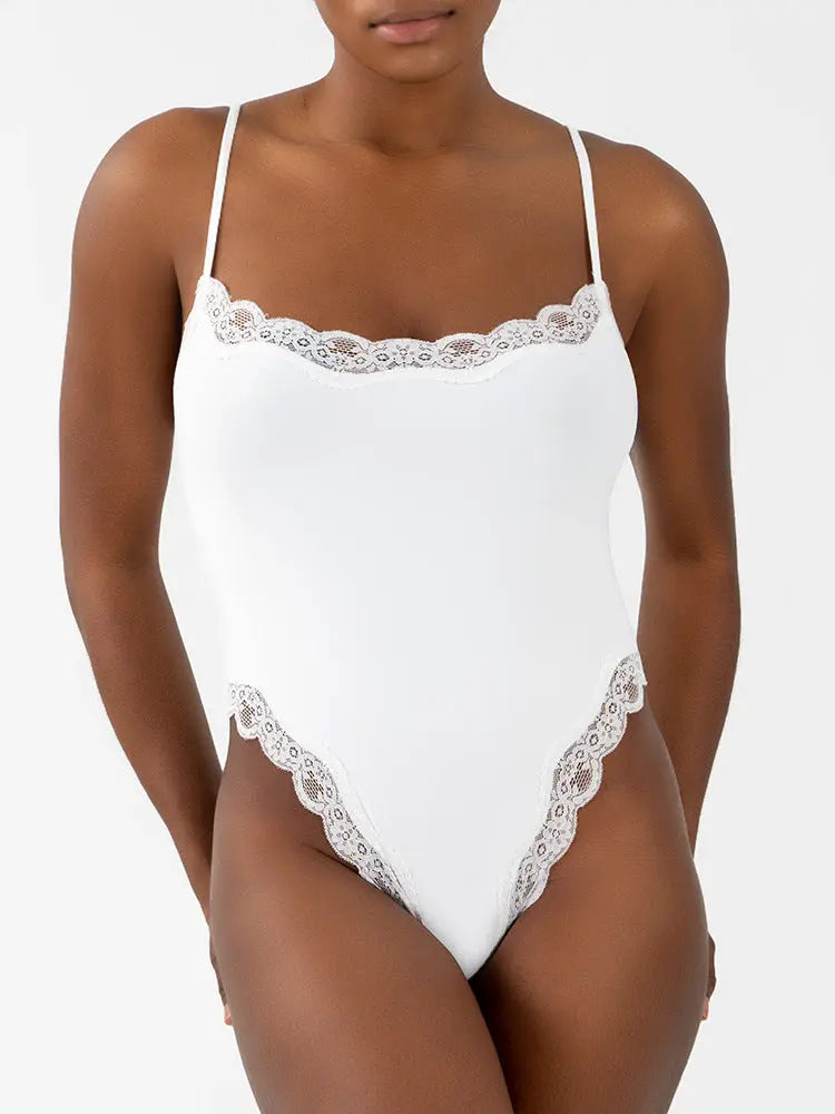 LACE THONG BODYSUIT in stock Foreign Trade Explosions Lace Lace Sling Bodice Beauty Body Shaping Clothes SHOPEZRA L.L.C.