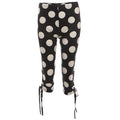 Spring Women Clothing Sexy Irregular Asymmetric Polka Dot Print Tight Casual Cropped Pants