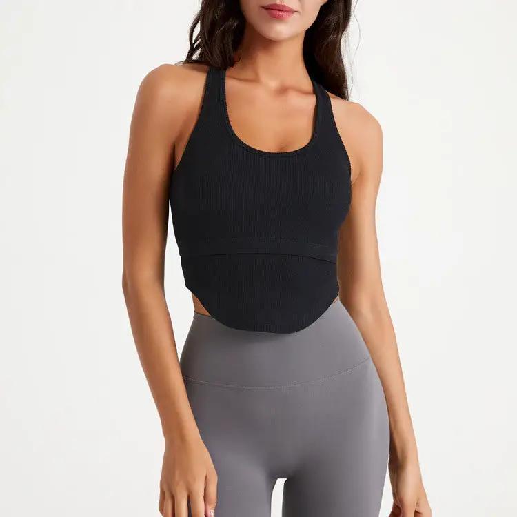 High Strength Shockproof Push up Sports Bra Running Fitness Yoga Wear Bra Women Vest by Wanita Store