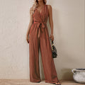 Sleeveless Jumpsuit Arrival High Waist with Straps Sleeveless Jumpsuit Casual