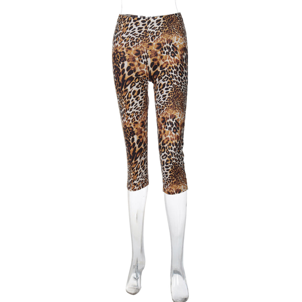 Damenbekleidung Caprihose Sommer Slim Fit Hüftstraffende Leggings Sport Yoga Hose