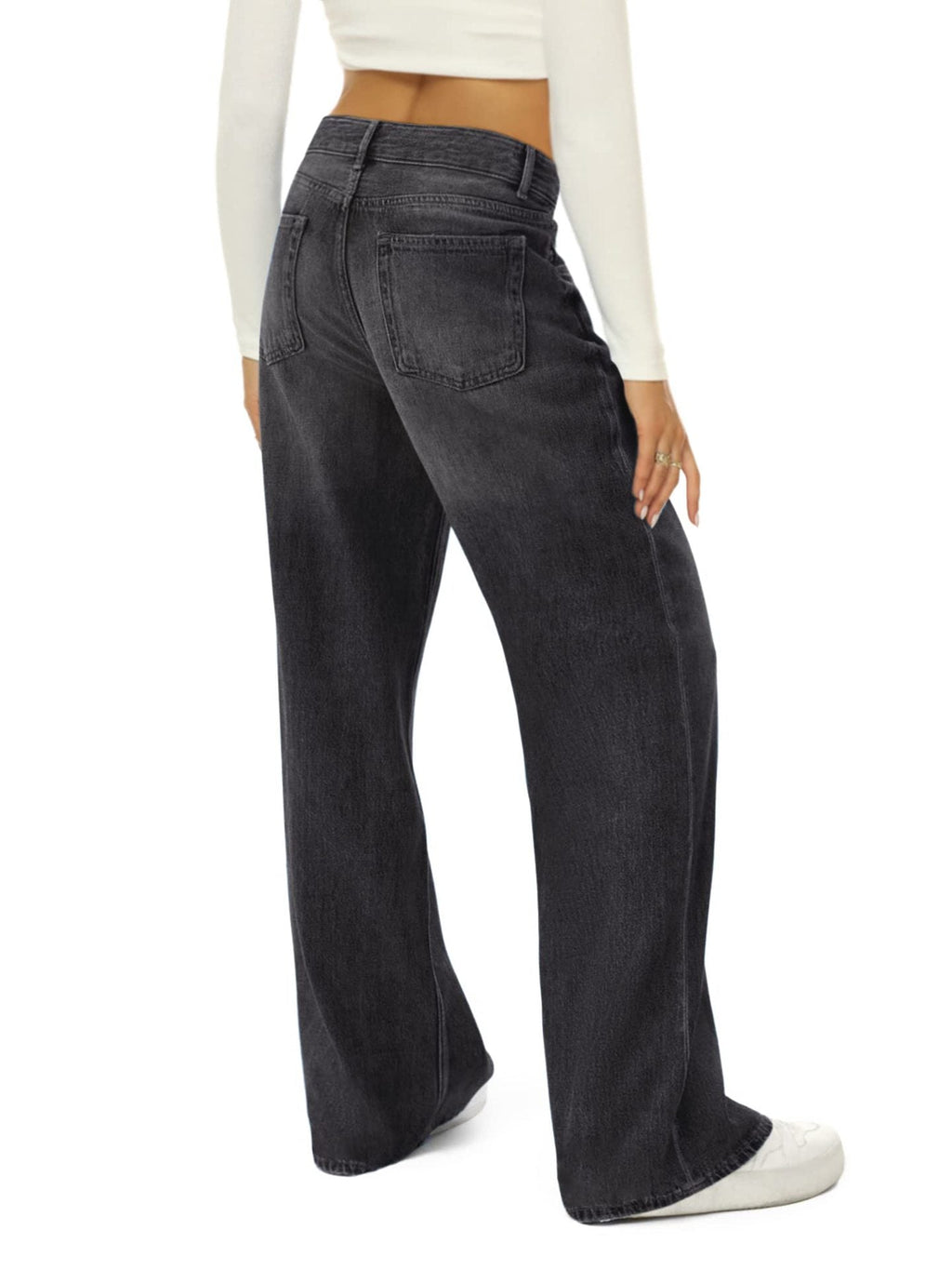 Reiten Weite Baggy Jeans Damen