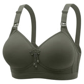 New Large Size No Rims Sweat-Absorbent Breathable Beautiful Back No Rims Push-Up Bra Top-Up Adjustable Underwear for Women SHOPEZRA L.L.C.