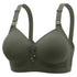 New Large Size No Rims Sweat-Absorbent Breathable Beautiful Back No Rims Push-Up Bra Top-Up Adjustable Underwear for Women SHOPEZRA L.L.C.