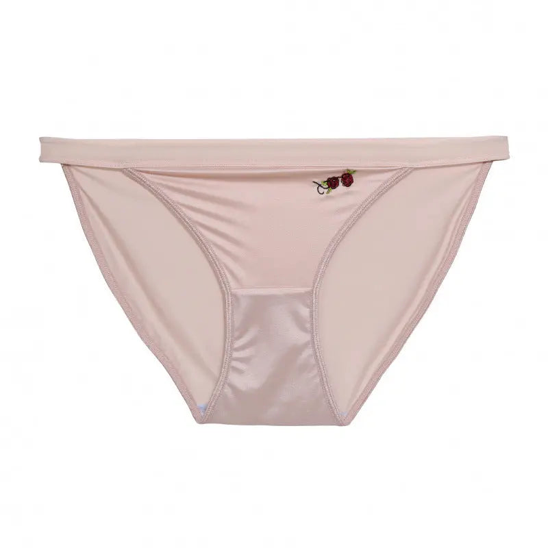 Noble and Elegant European and American Court Noble Satin Ladies Underwear Ice Silk Rose Embroidered Underwear for Women SHOPEZRA L.L.C.