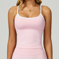 Sollinarry Seamless Contrast Color Binding Yoga Vest Hollow Out Cutout Beauty Back Exercise Vest Outdoor Running Workout Underwear