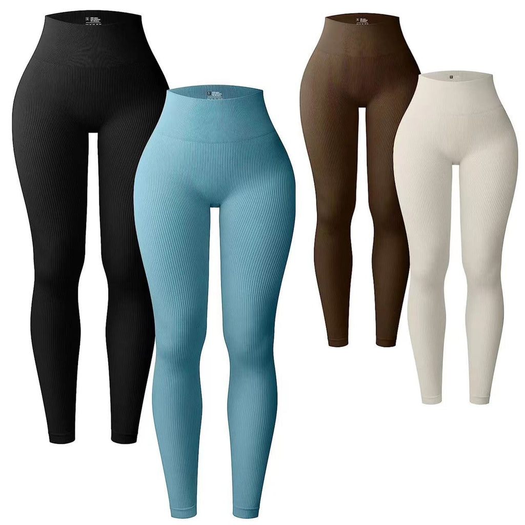 Damen Hosen Yoga Leggings Workout High Waist Trainingshose