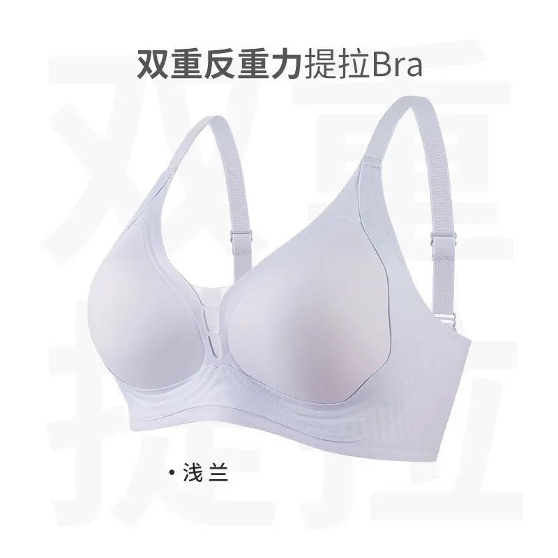 Original Spring and Summer Traceless Comfortable Breathable Full Fixed Cup Push-up Collapsed Paramilia Anti-sagging Soft Support Underwear for Women SHOPEZRA L.L.C.