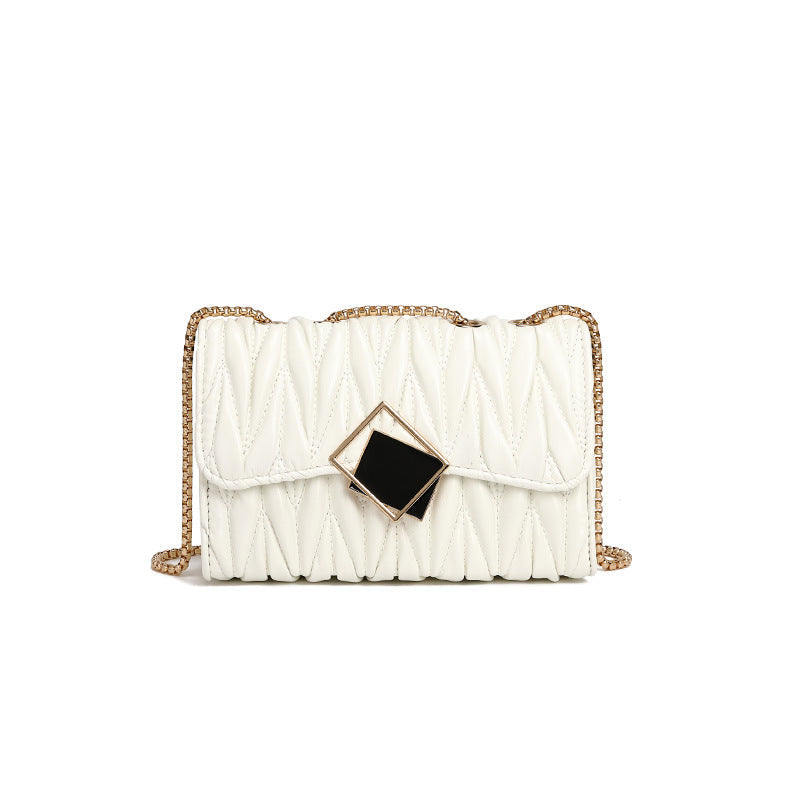 Kleine Tasche Damen Street Trend Kette Kleine Tasche Schulter Umhängetasche Sommer Shopping Tragbar Schulter Kosmetiktasche Lieferung