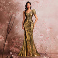 Angelschnur Formung Elegantes Abendkleid Wunderschönes Plissiertes Cocktailparty Formelle Party Geschenk