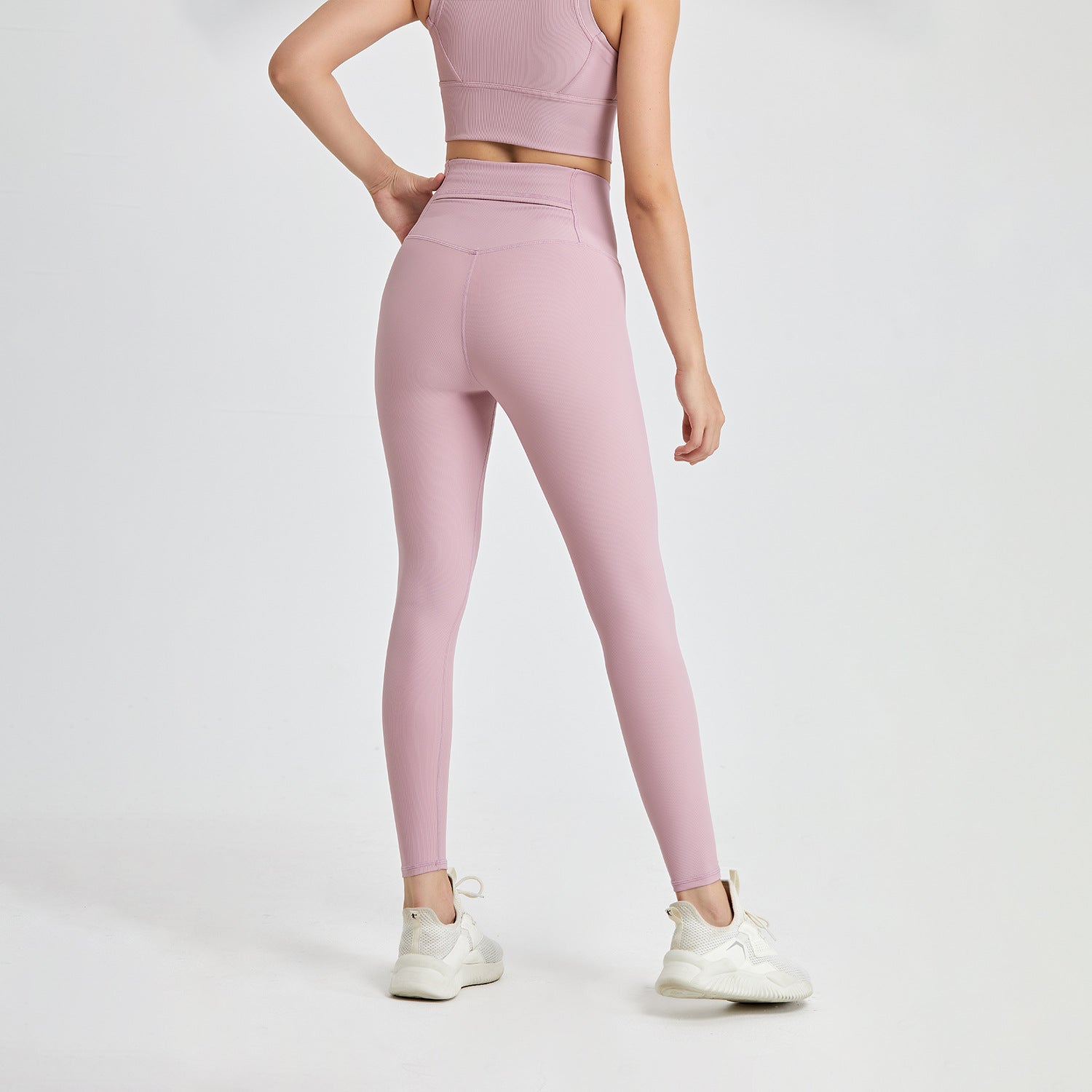 One Piece Nahtlose High Waist Pocket Yoga Hose Nude Feel Peach Hip Eng Anliegende Workout Trainingshose