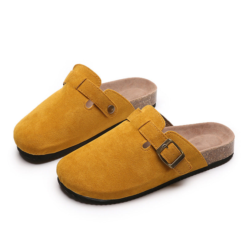 Geschlossene Hausschuhe Damen Paar Flip-Flops Römersandalen Lässige Pantoletten Slipper im Trend