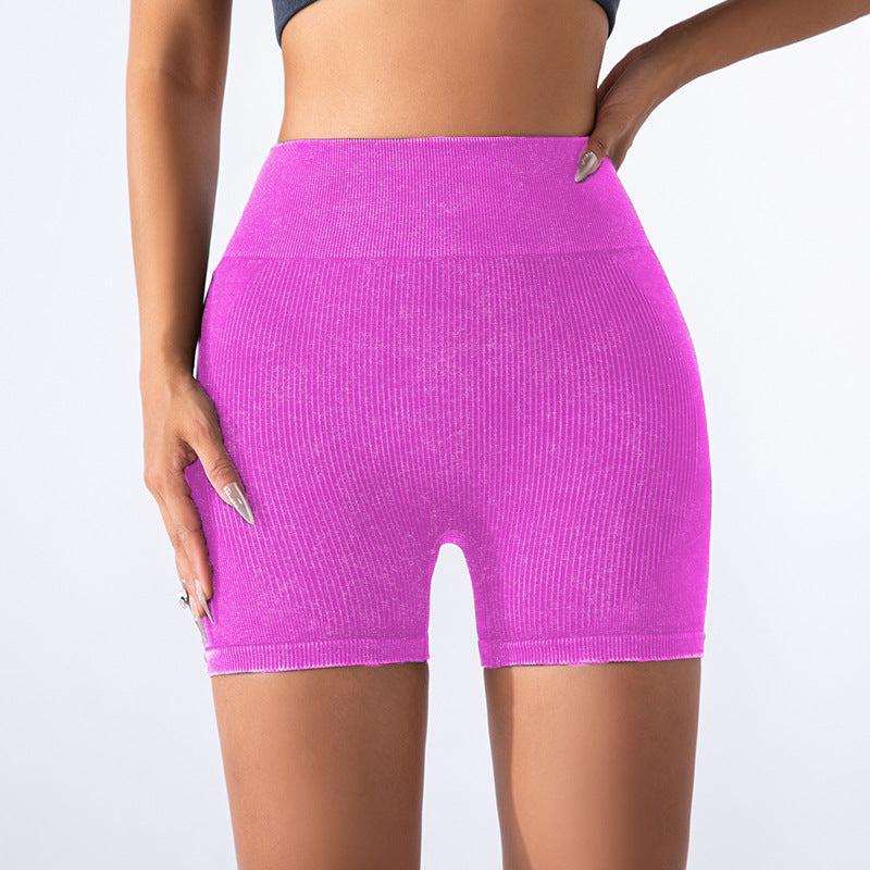 Seamless Frosted Yoga Clothes Four Piece Sports Set Women Shockproof Yoga Bra Fitness Yoga Pants