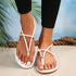 Foreign Trade Summer New Thong Sandals for Cross-Border Flats Casual Women&