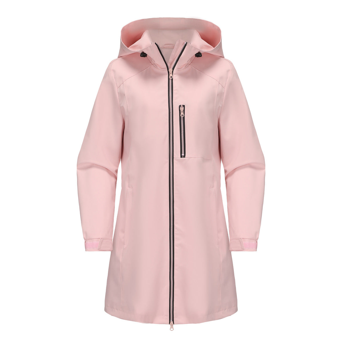 Outdoor Sport Wasserdicht Windbreaker Damen Kapuzenpullover Langarm Frühling Herbst Mantel Locker Lässig Winddicht Damenbekleidung
