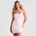 Kleid Frühling Sommer Sexy Träger Rückenfrei Hoher Schlitz Socialite Kleid