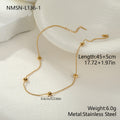 Stainless Steel Love Necklace High Grade Titanium Steel Necklace Simple Clavicle Chain Sweater Chain