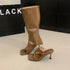 2025 New Style Thong-Toe Roman Sandals for Women, Sexy Stiletto High-Heeled Long Tube Boots, Can Be Worn in Two Ways as Outdoor Slippers SHOPEZRA L.L.C.