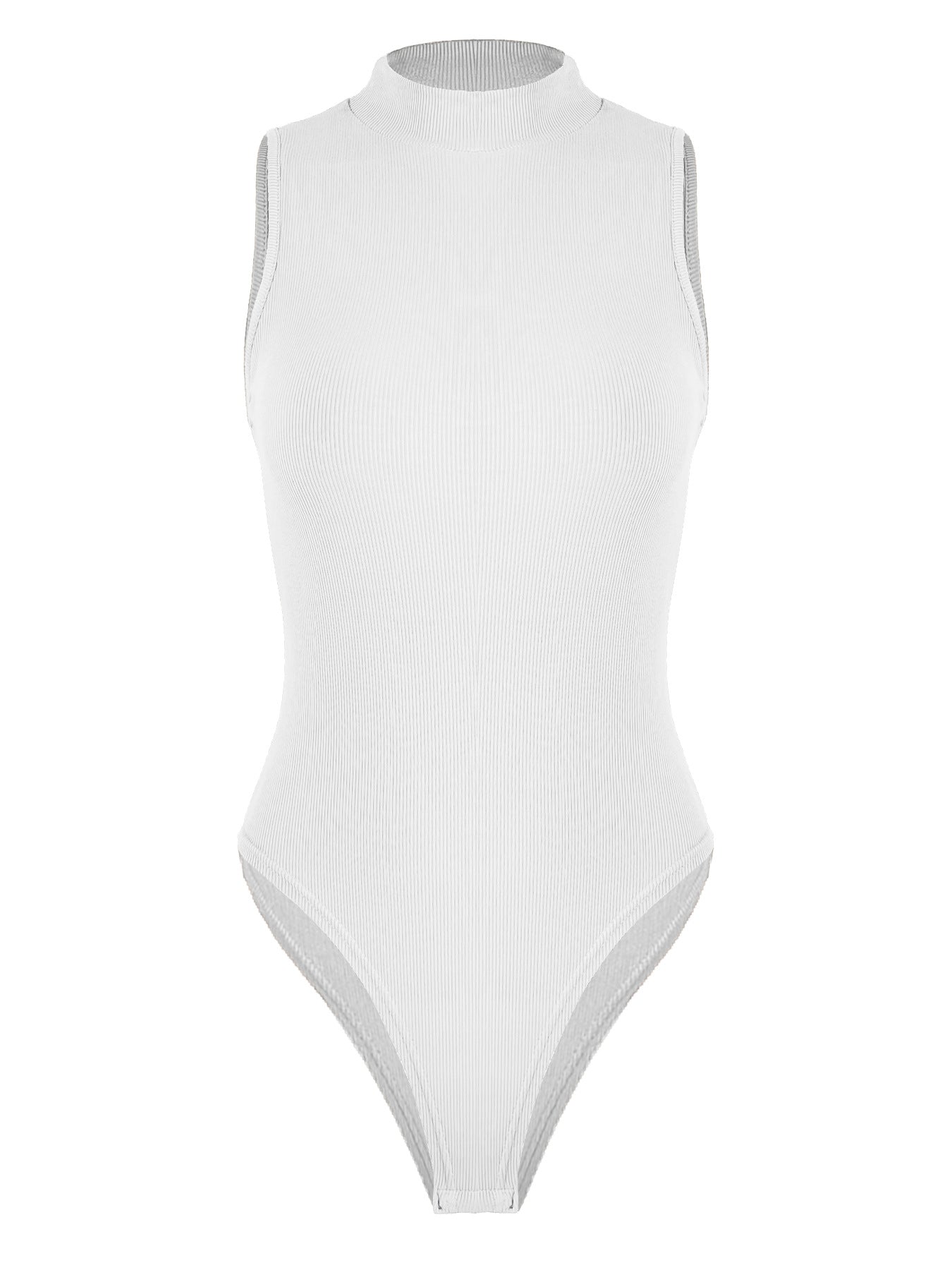 Damen Sommer Sexy Schmal Gerippter Ärmelloser Overall